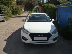 Фото замены лобового стекла Hyundai